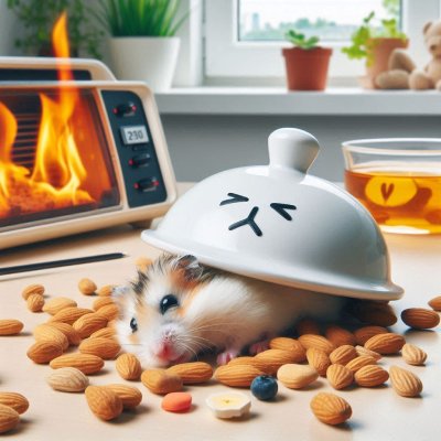 Overheat can cause hamster to dehydrated
