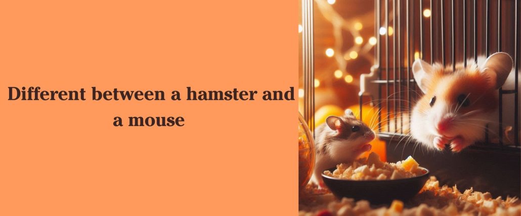 Different between a hamster and A mouse