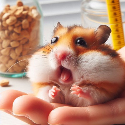 A dehydrated hamster will have breathing issue