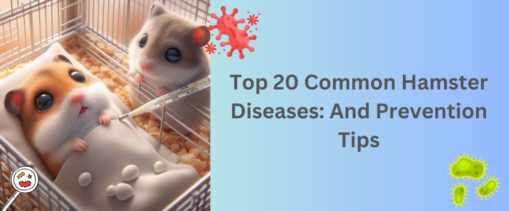Top 20 common hamster diseases and prevention tips