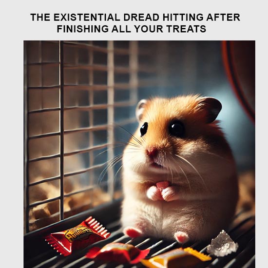 Hamster treat meme