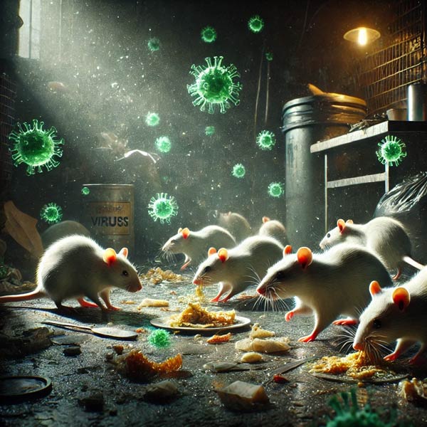 Diseases spreading by rodents