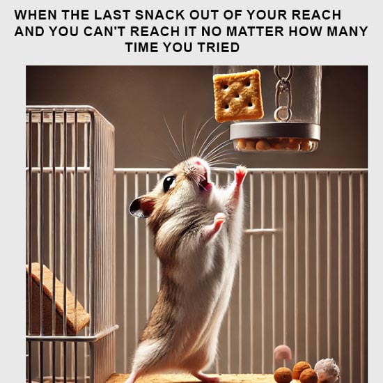 Snack meme hamster